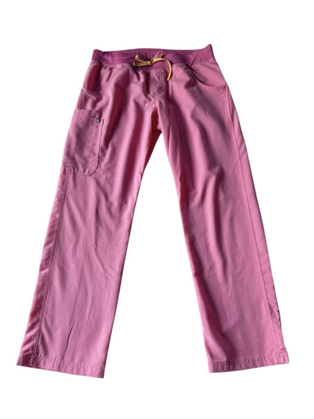FIGS Women’s Sz LT Large Tall Kade Straight Leg Scrub Pants in Neon Pink